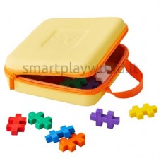 PLUS PLUS konstruktorius BIG Geltonas lagaminas, 15 vnt PLUS PLUS konstruktorius BIG Geltonas lagaminas, 15 vnt